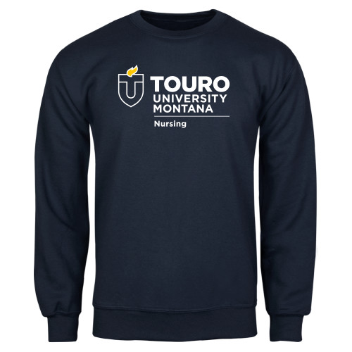  Navy Fleece Crew - Touro Montana Nursing Vertical
