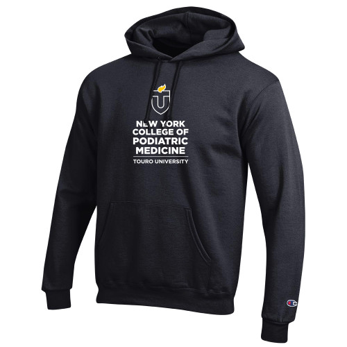  Champion Black Fleece Hoodie - Touro University College of Podiatric Medicine