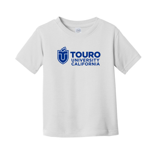 Toddler White T Shirt - Touro University CA Horizontal