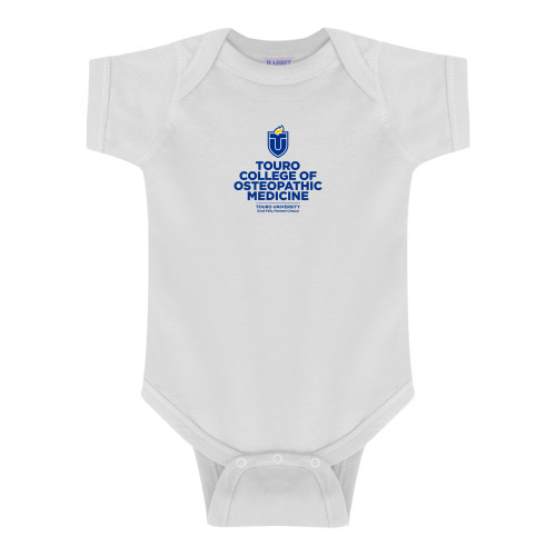  White Infant Onesie - Touro College Osteopathic Medicine Montana Vertical