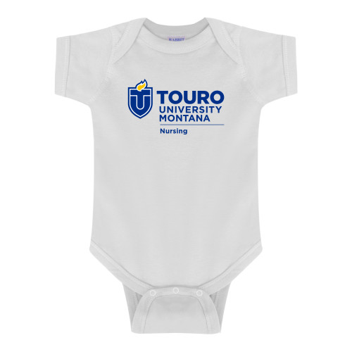  White Infant Onesie - Touro Montana Nursing Vertical