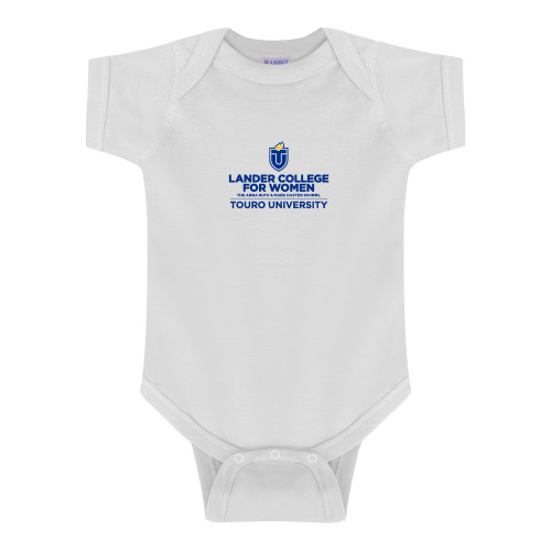  White Infant Onesie - Touro University Lander College for Women