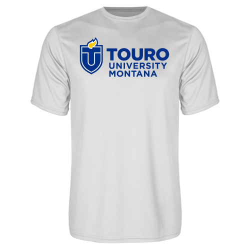  White Performance Tee - Touro Montana Horizontal