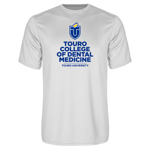  White Performance Tee - College of Dental Medicine - Touro University