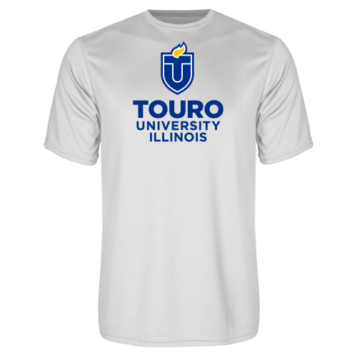  White Performance Tee - Illinois - Touro University