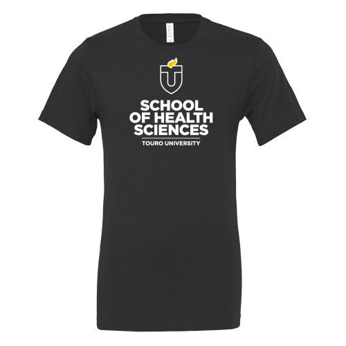  Bella + Canvas Black Jersey Cotton T Shirt - Touro University School of Health Sciences