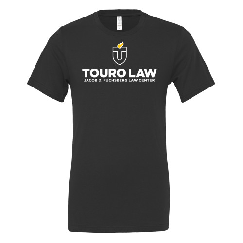  Bella + Canvas Black Jersey Cotton T Shirt - Touro University Touro Law Center