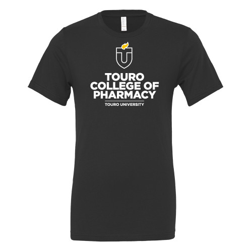  Bella + Canvas Black Jersey Cotton T Shirt - Touro University Touro College of Pharmacy