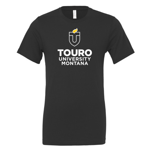  Bella + Canvas Black Jersey Cotton T Shirt - Touro Montana Vertical