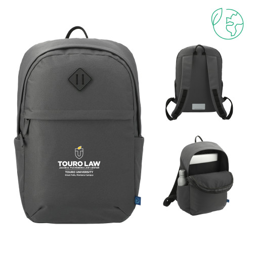  Repreve Charcoal Ocean Commuter Computer Backpack - Touro Law Montana Vertical