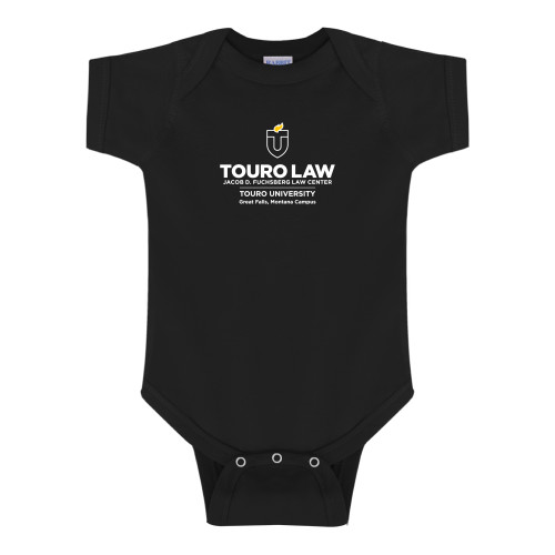  Black Infant Onesie - Touro Law Montana Vertical