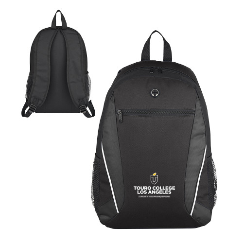  Homerun Black Computer Backpack - Touro College Los Angeles Division - Touro University