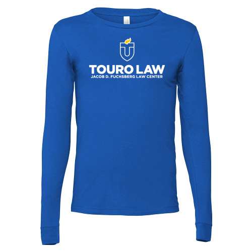  Bella + Canvas Royal Jersey Cotton Long Sleeve T Shirt - Touro University Touro Law Center