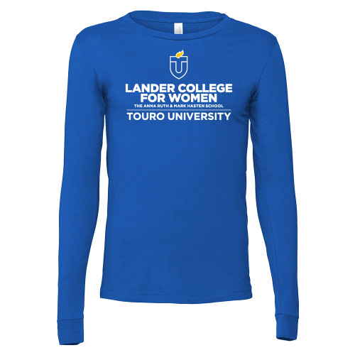  Bella + Canvas Royal Jersey Cotton Long Sleeve T Shirt - Touro University Lander College for Women