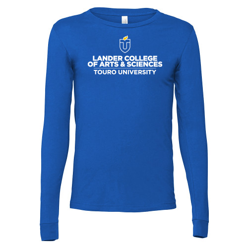  Bella + Canvas Royal Jersey Cotton Long Sleeve T Shirt - Touro University Lander College of Arts and Sciences