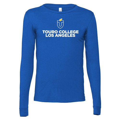  Bella + Canvas Royal Jersey Cotton Long Sleeve T Shirt - Touro College Los Angeles - Touro University