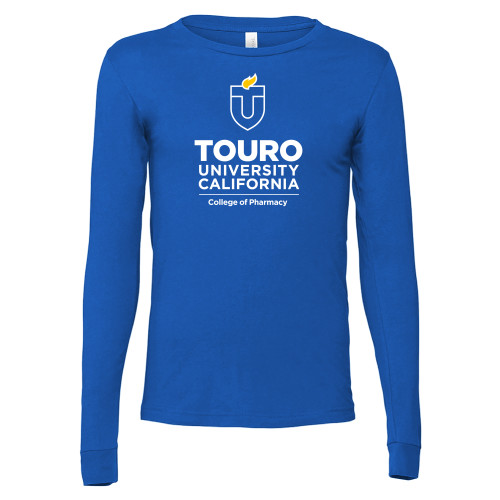  Bella + Canvas Royal Jersey Cotton Long Sleeve T Shirt - Touro California College of Pharmacy Vertical