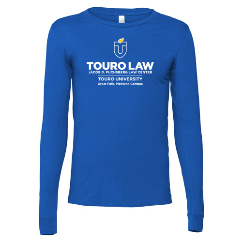  Bella + Canvas Royal Jersey Cotton Long Sleeve T Shirt - Touro Law Montana Vertical