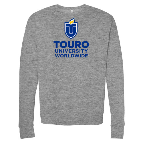  Bella + Canvas Heather Grey Fleece Crew - Touro University Worldwide