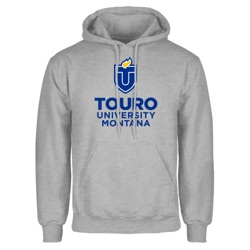  Grey Fleece Hoodie - Touro Montana Vertical