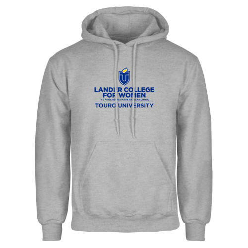  Grey Fleece Hoodie - Touro University Lander College for Women