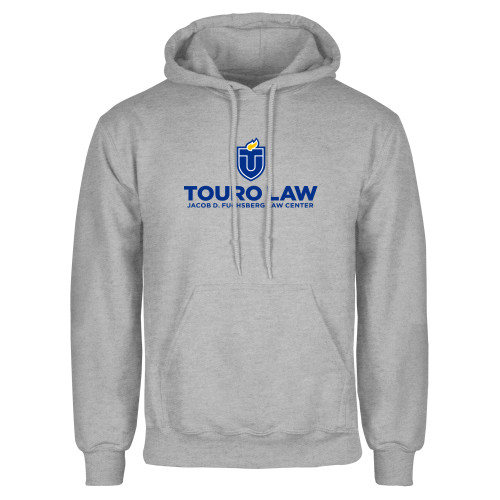  Grey Fleece Hoodie - Touro University Touro Law Center