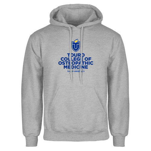  Grey Fleece Hoodie - Touro University Touro College of Osteopathic Medicine