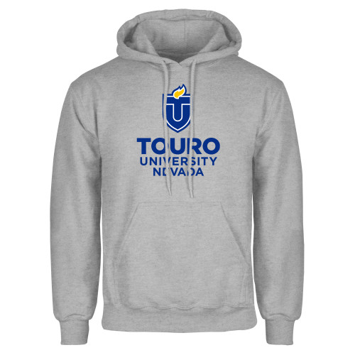  Grey Fleece Hoodie - Touro University Nevada