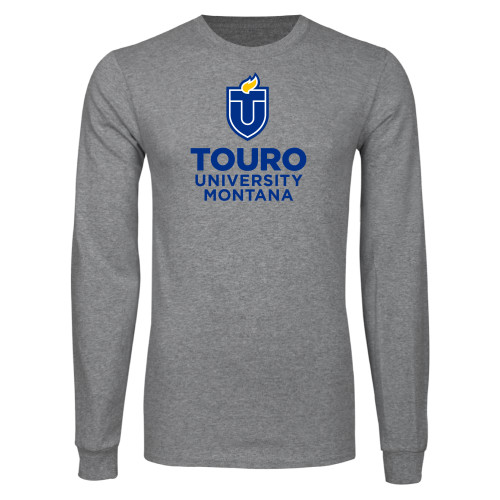  Grey Long Sleeve T Shirt - Touro Montana Vertical