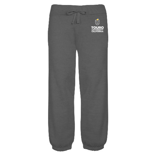  ENZA Womens Dark Heather Banded Fleece Capri - Touro University CA Stacked
