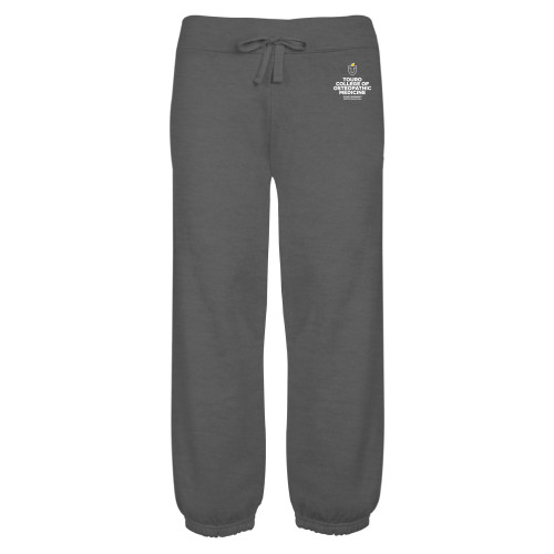  ENZA Womens Dark Heather Banded Fleece Capri - Touro College Osteopathic Medicine Montana Vertical