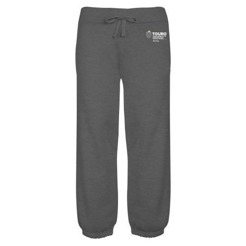 ENZA Womens Dark Heather Banded Fleece Capri - Touro Montana Nursing Vertical