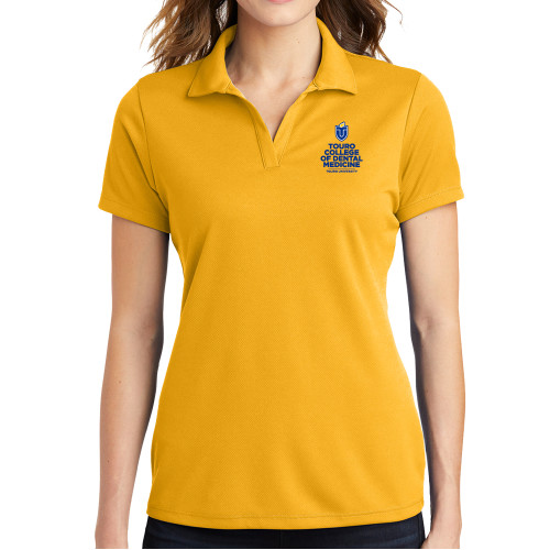  Womens Gold Dry Mesh Polo - College of Dental Medicine - Touro University