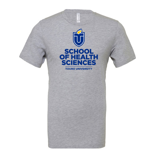  Bella + Canvas Heather Grey CVC T Shirt - Touro University School of Health Sciences