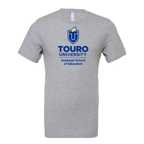  Bella + Canvas Heather Grey CVC T Shirt - Touro University Graduate School of Education
