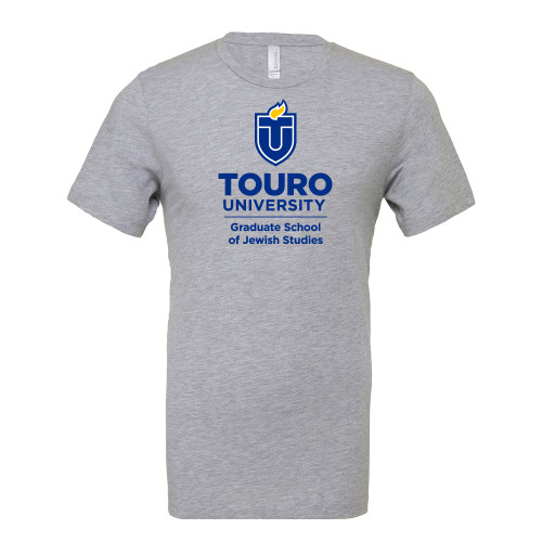  Bella + Canvas Heather Grey CVC T Shirt - Touro University Graduate School of Jewish Studies