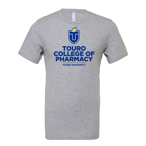  Bella + Canvas Heather Grey CVC T Shirt - Touro University Touro College of Pharmacy