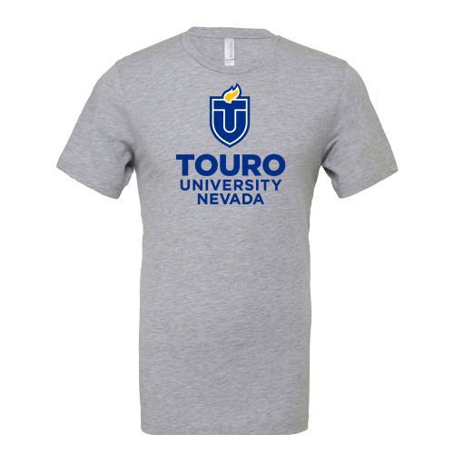  Bella + Canvas Heather Grey CVC T Shirt - Touro University Nevada
