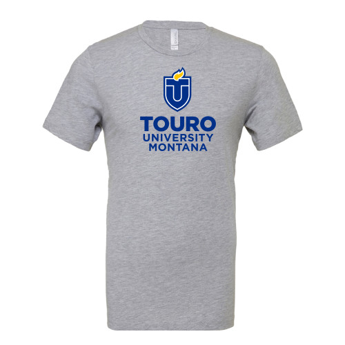  Bella + Canvas Heather Grey CVC T Shirt - Touro Montana Vertical