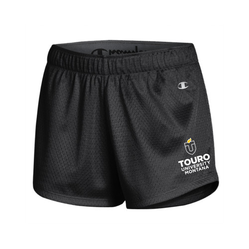  Champion Womens Black Mesh Short - Touro Montana Vertical