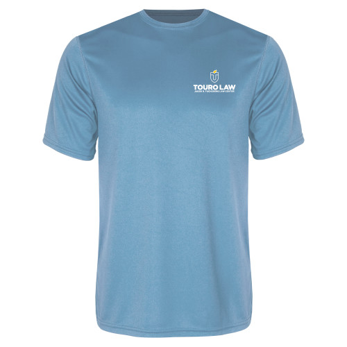  Light Blue Performance Tee - Touro University Touro Law Center