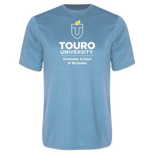  Light Blue Performance Tee - Touro University Graduate School of Business