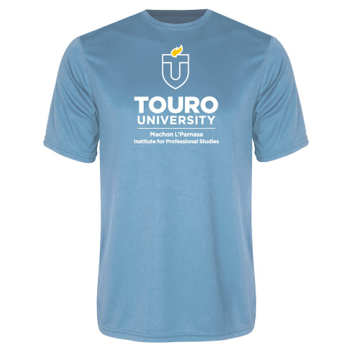  Light Blue Performance Tee - Machon LParnasa - Touro University