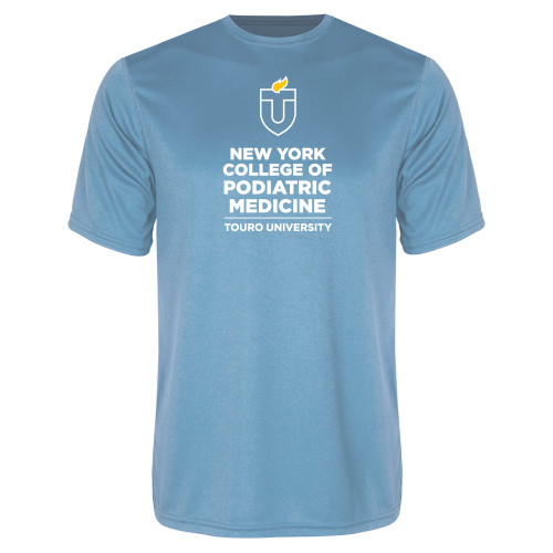  Light Blue Performance Tee - Touro University College of Podiatric Medicine