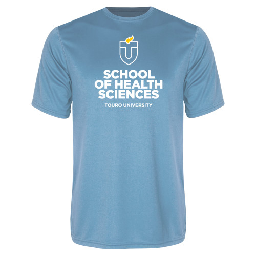  Light Blue Performance Tee - Touro University School of Health Sciences