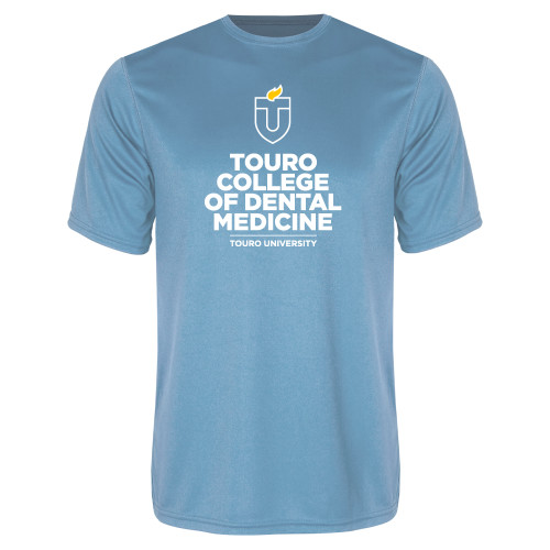  Light Blue Performance Tee - College of Dental Medicine - Touro University