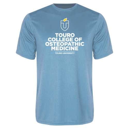  Light Blue Performance Tee - Touro University Touro College of Osteopathic Medicine