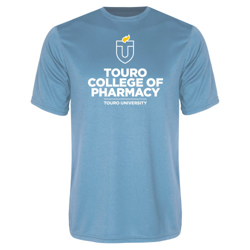  Light Blue Performance Tee - Touro University Touro College of Pharmacy