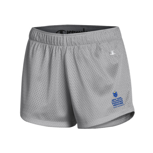  Champion Womens Grey Mesh Short - Touro University College of Podiatric Medicine