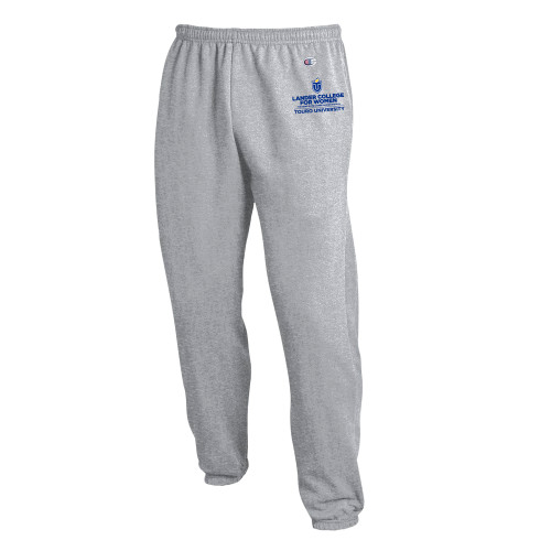  Champion Heather Grey Banded Bottom Sweatpants - Touro University Lander College for Women